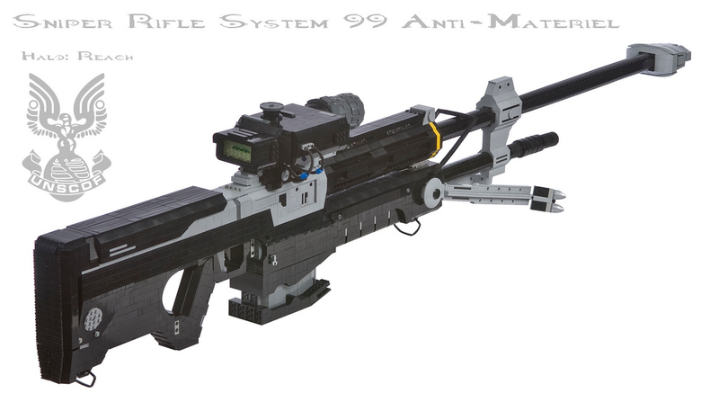 Illustration for article titled Some Guy Built a 1:1 Replica Halo Sniper Rifle (Out of LEGO)